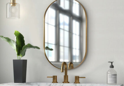 Andy Star Gold Bathroom Mirror, . x 3. x