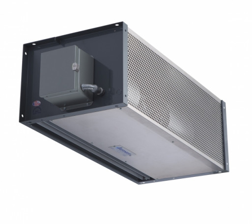 Berner IDC-44E 4" Industrial Series Direct Drive Air Curtain,  Electric Heat