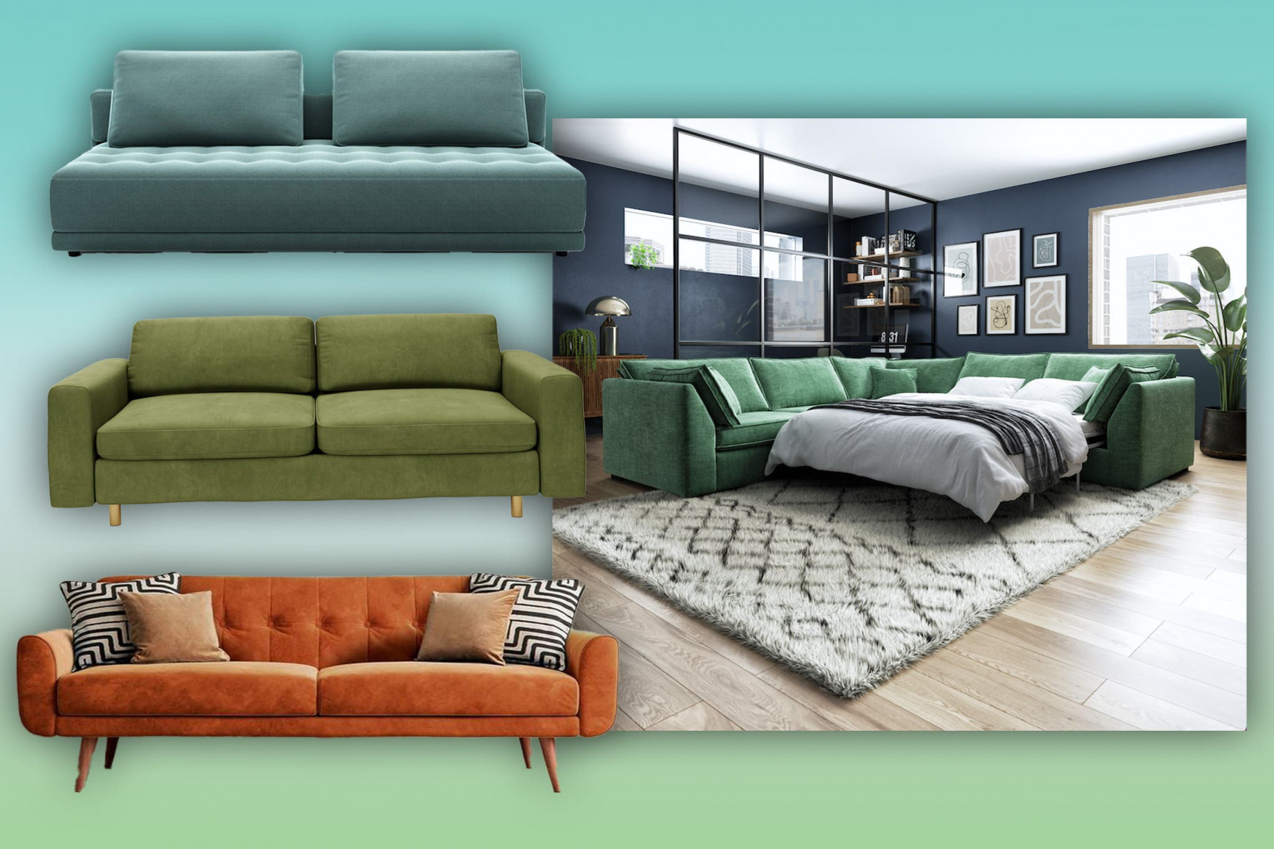 Best sofa beds : Cheap, corner and space-saving options  The