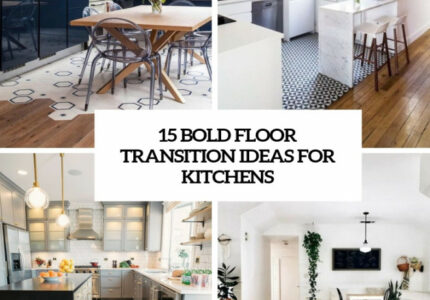 Bold Floor Transition Ideas For Kitchens - Shelterness