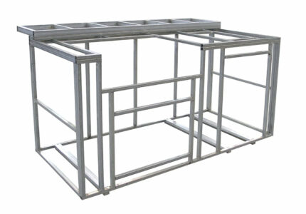 Cal Flame KD-F ' Outdoor Kitchen Island Frame Kit with bar