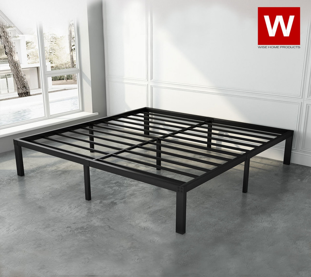 Cal King Size Metal Platform Bed Frame with storage - Etsy