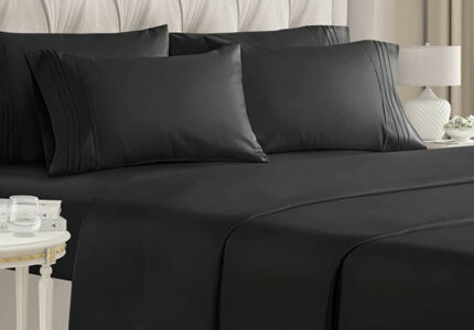 California King Size Sheet Set -  Piece Set - Hotel Luxury Bed Sheets -  Extra Soft - Deep Pockets - Easy Fit - Breathable & Cooling - Wrinkle Free  -