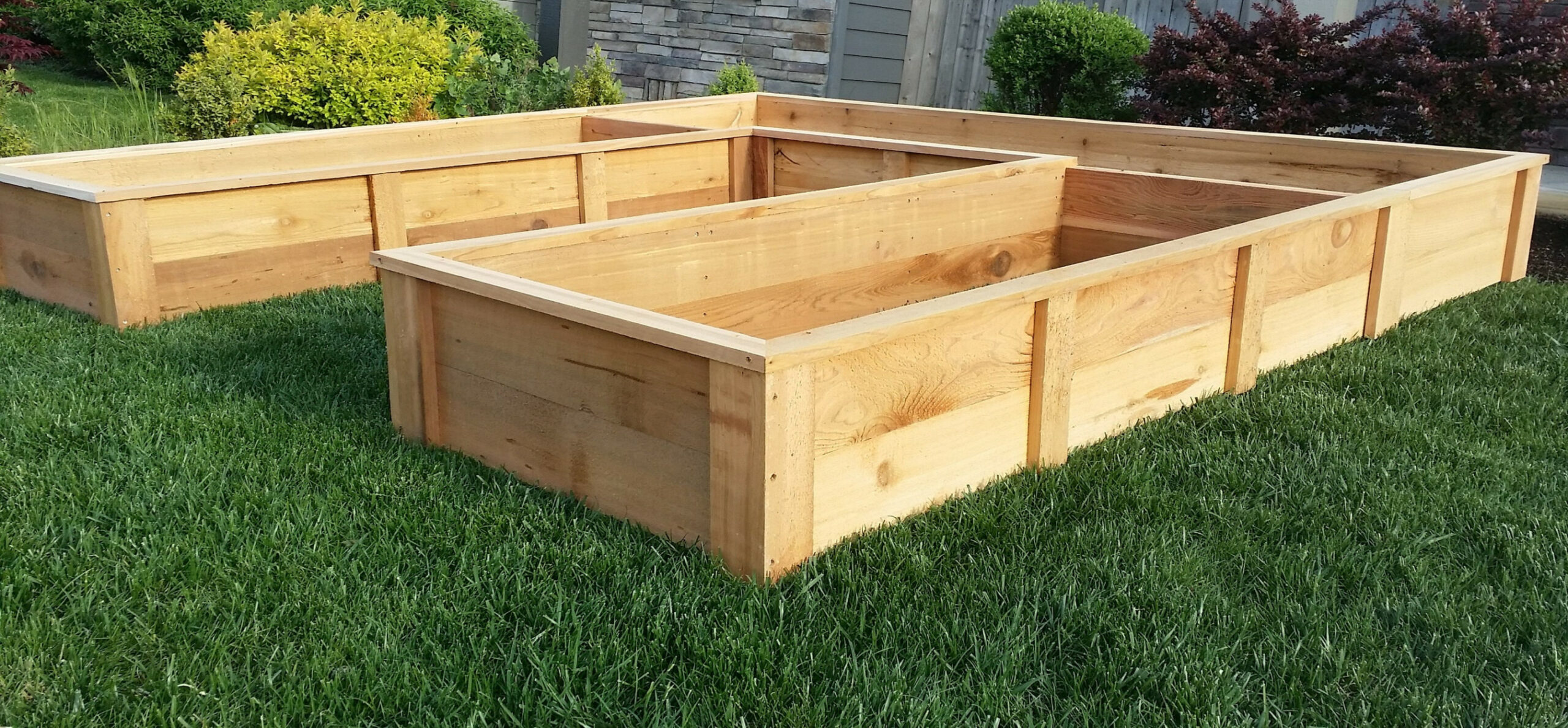 Cedar Raised Garden Bed Step by Step Plans ft U-shaped - Etsy