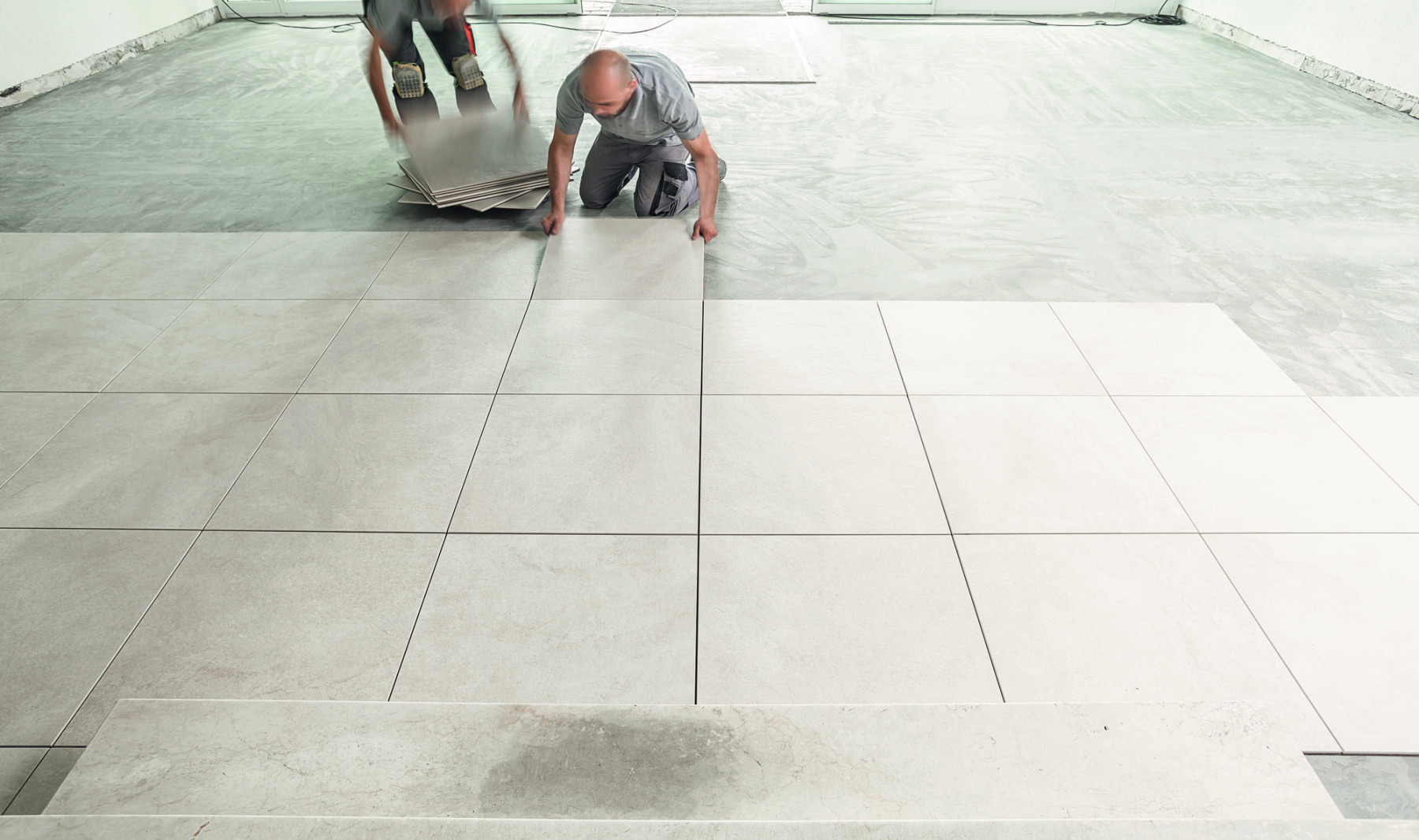 Ceramic Flooring That Can Be Installed  Times Faster Than Conventional  Tiling