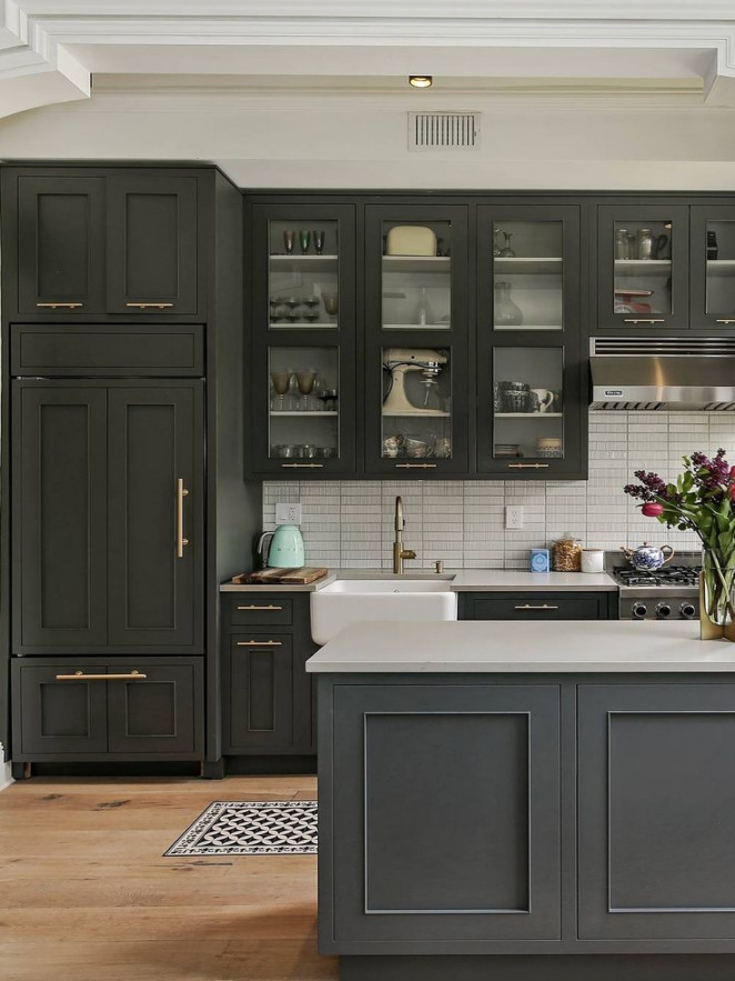 + Charcoal Gray Kitchen Cabinets ( Dark or Light