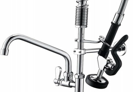 Commercial Restaurant Faucet Pre-Rinsing with Pull Out Sprayer