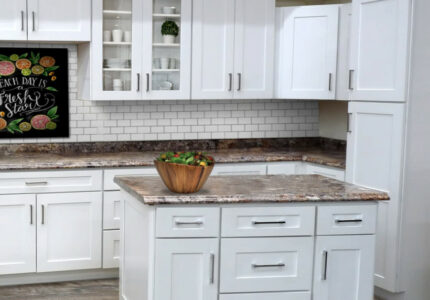 CraftMark Plymouth White Shaker Cabinets