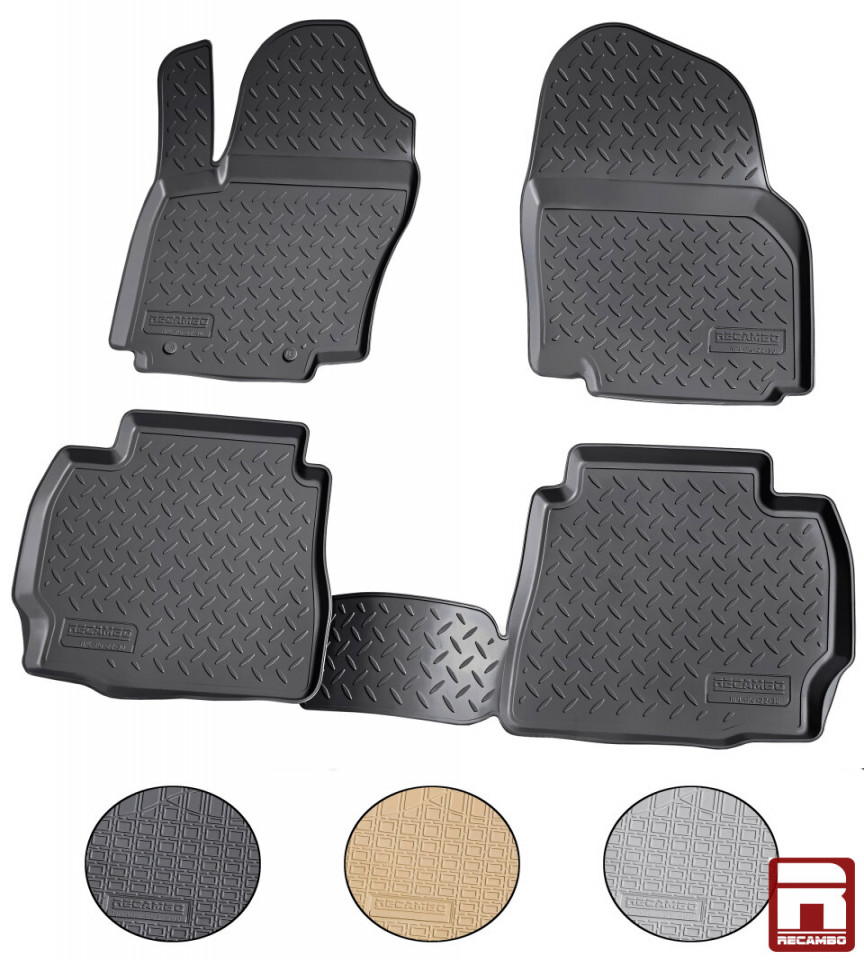 D rubber floor mats for Ford Mondeo IV  Type BA  BJ 200-  p