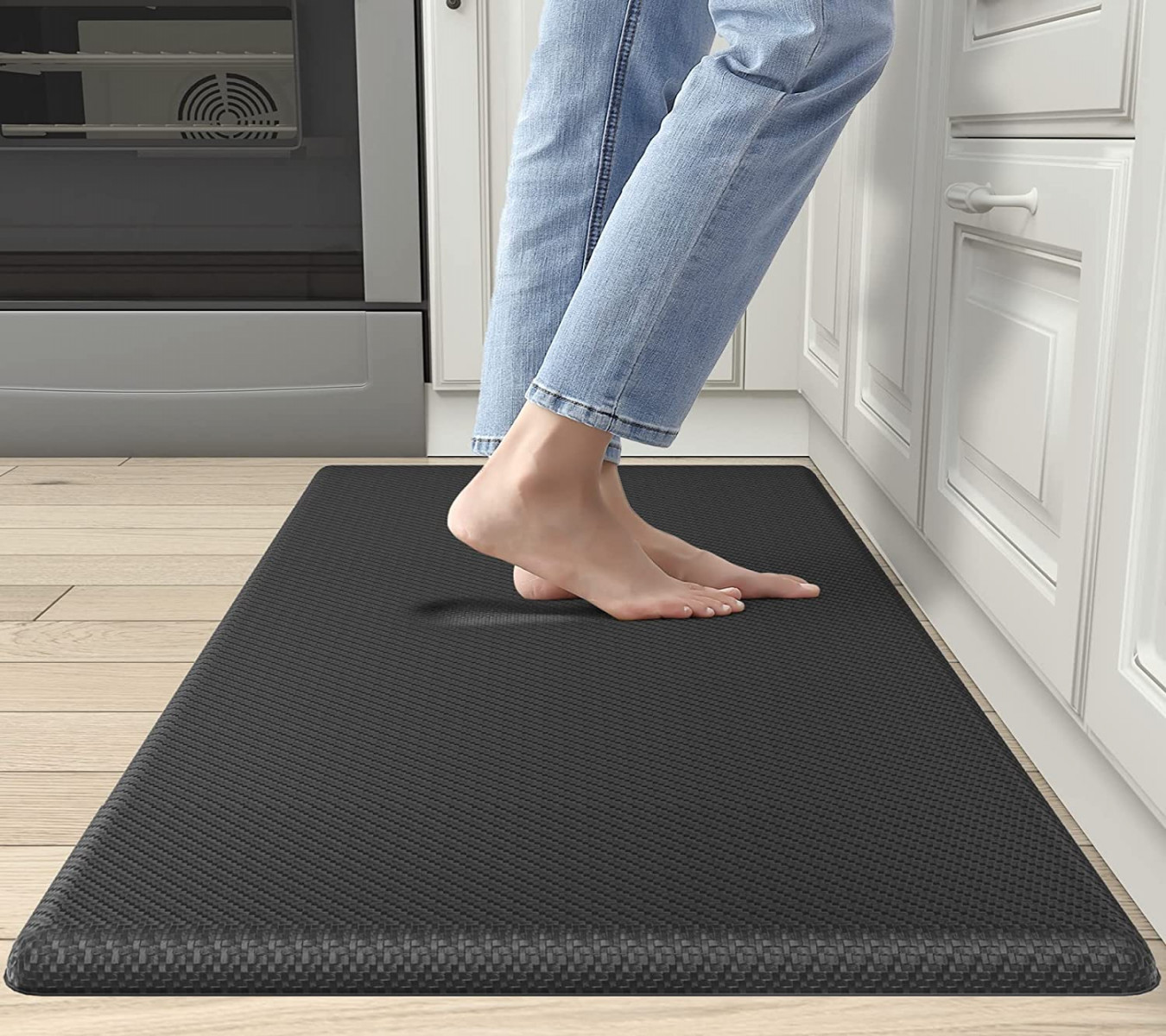 DEXI Anti-Fatigue Kitchen Mat, / Inch Thick Stain Resistant Padded Memory  Foam Floor Comfort Mat for Home, Garage and Office, Standing Desk, 9 x