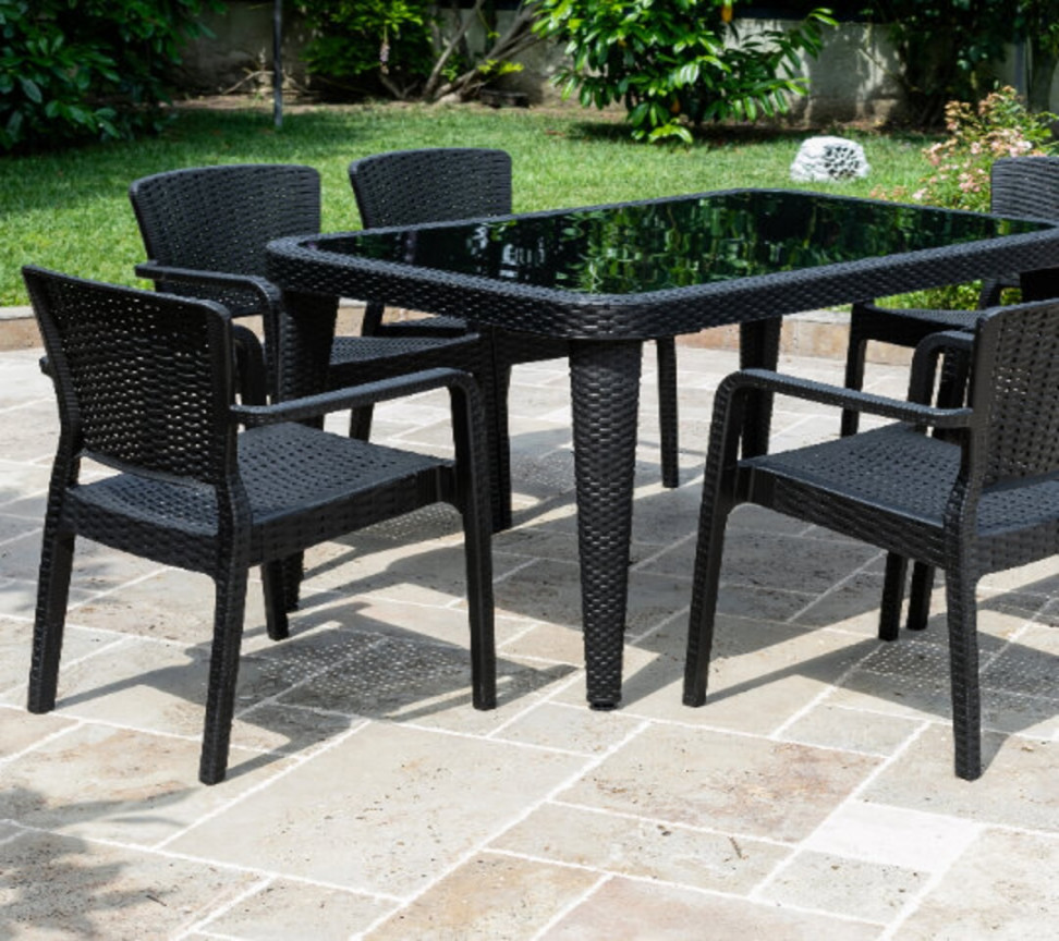 Dining Set with  Chairs Outdoor Furniture-Garden - Etsy