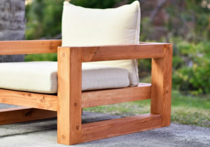 DIY Modern Outdoor Chair
