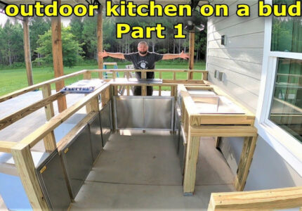 DIY outdoor kitchen build! Part , framing and layout