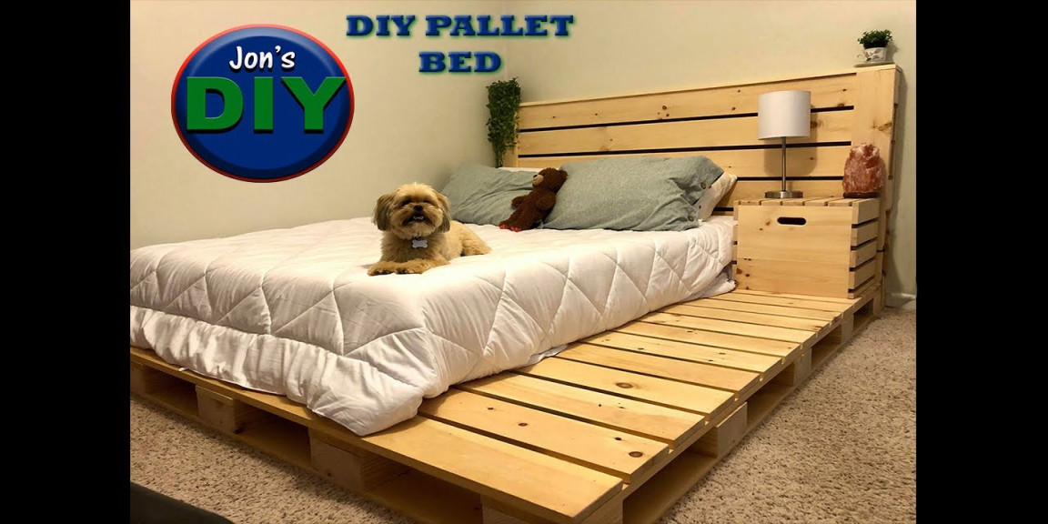 DIY Pallet Bed & Night Stand / Jon