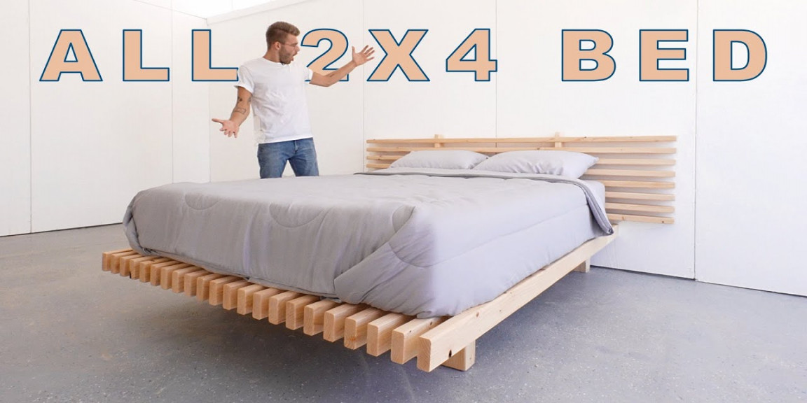 DIY Platform Bed Made from ONLY x