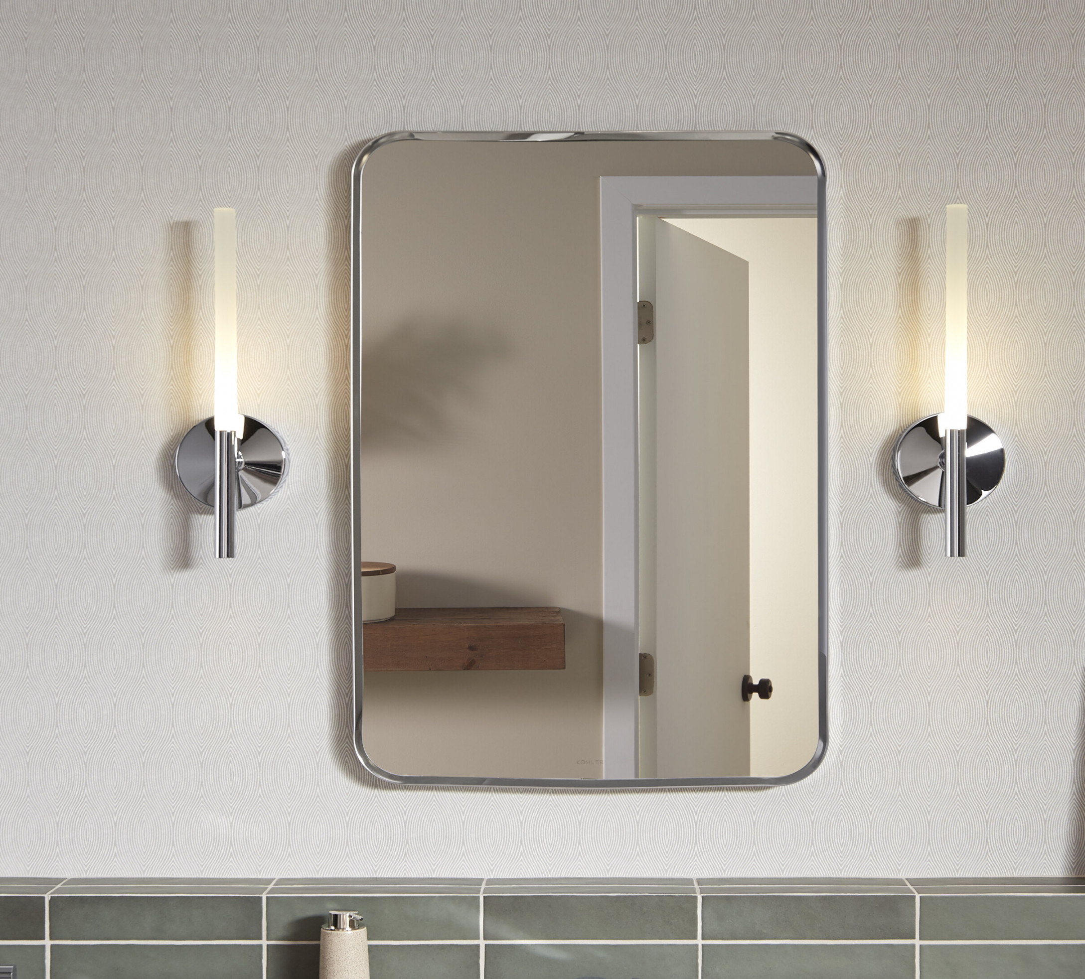 Essential Decorative Bathroom / Vanity Mirror