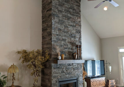 Floor to Ceiling Fireplace Design Ideas - GenStone