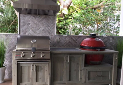 FREE SHIPPING Outdoor Kitchens Mobile Grill Islands Dual - Etsy