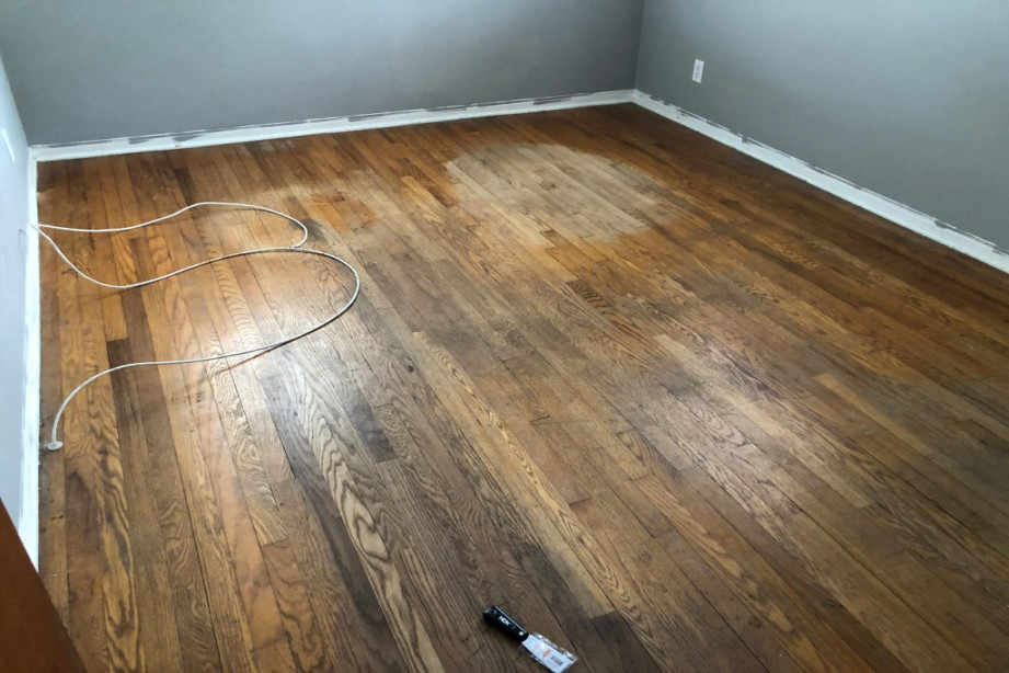 Frugal DIY Hardwood Floor Refinishing for Beginners - Pretty Passive