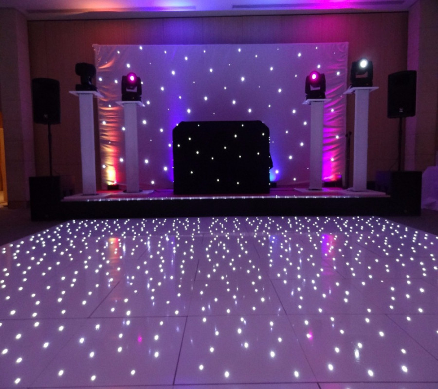 * ft Weiß LED Disco Nachtclub Led Dance Floor Indoor LED Boden Licht  für Hochzeiten Partei