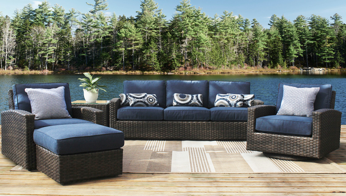 Get Biscayne II All-weather Wicker Outdoor Patio Furniture Lounge