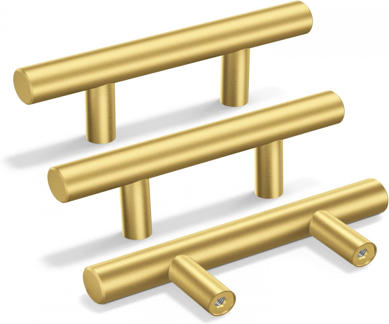 Brushed Brass Cabinet Pulls