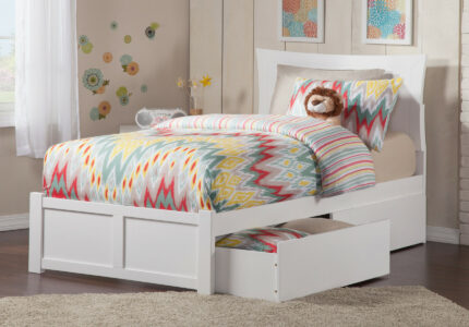 Harriet Bee Daury Extra Long Twin Solid Wood Platforms Bed by
