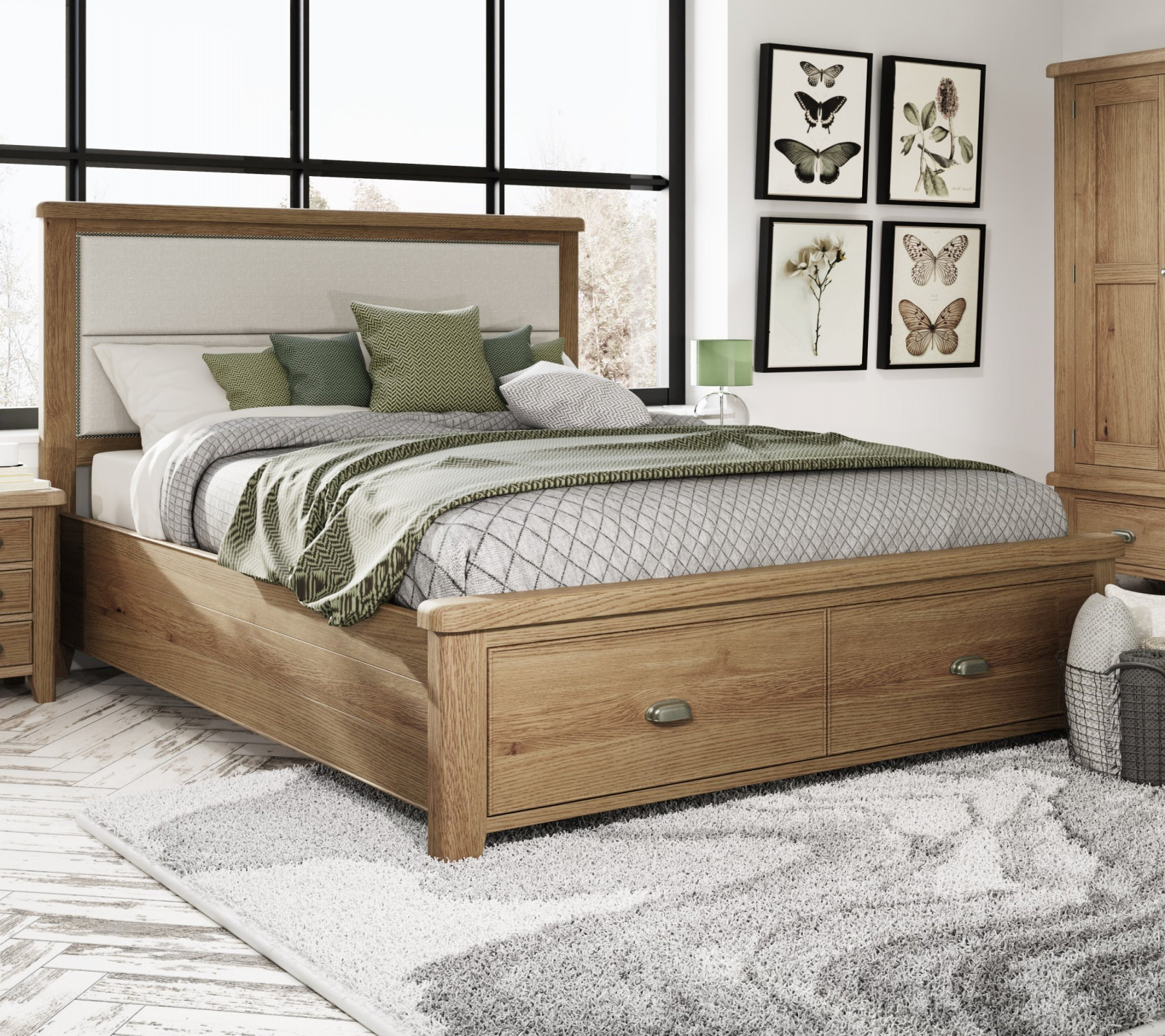Wood Bed Frame King Size