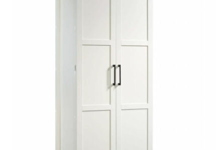 HomeVisions Soft White Storage Cabinet  - The Home Depot