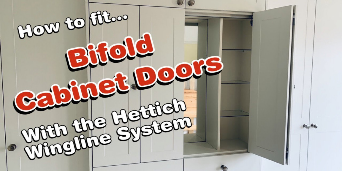 How to fit bifold cabinet doors with the Hettich Wingline System