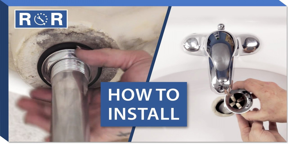 How to Install a Bathroom Sink Drain  Repair and Replace