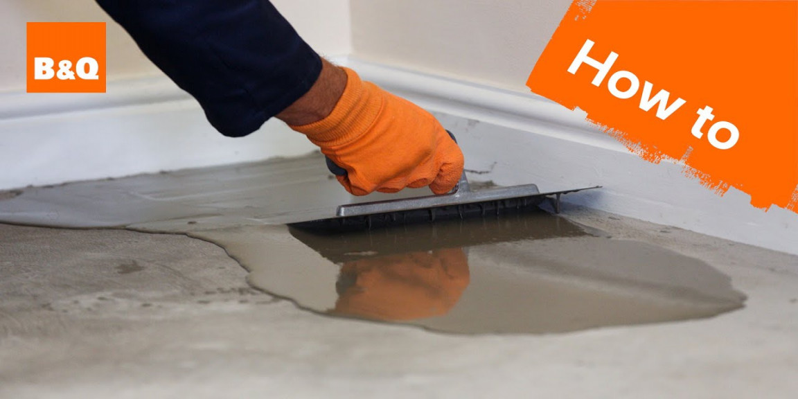 How to level a concrete floor part : preparation