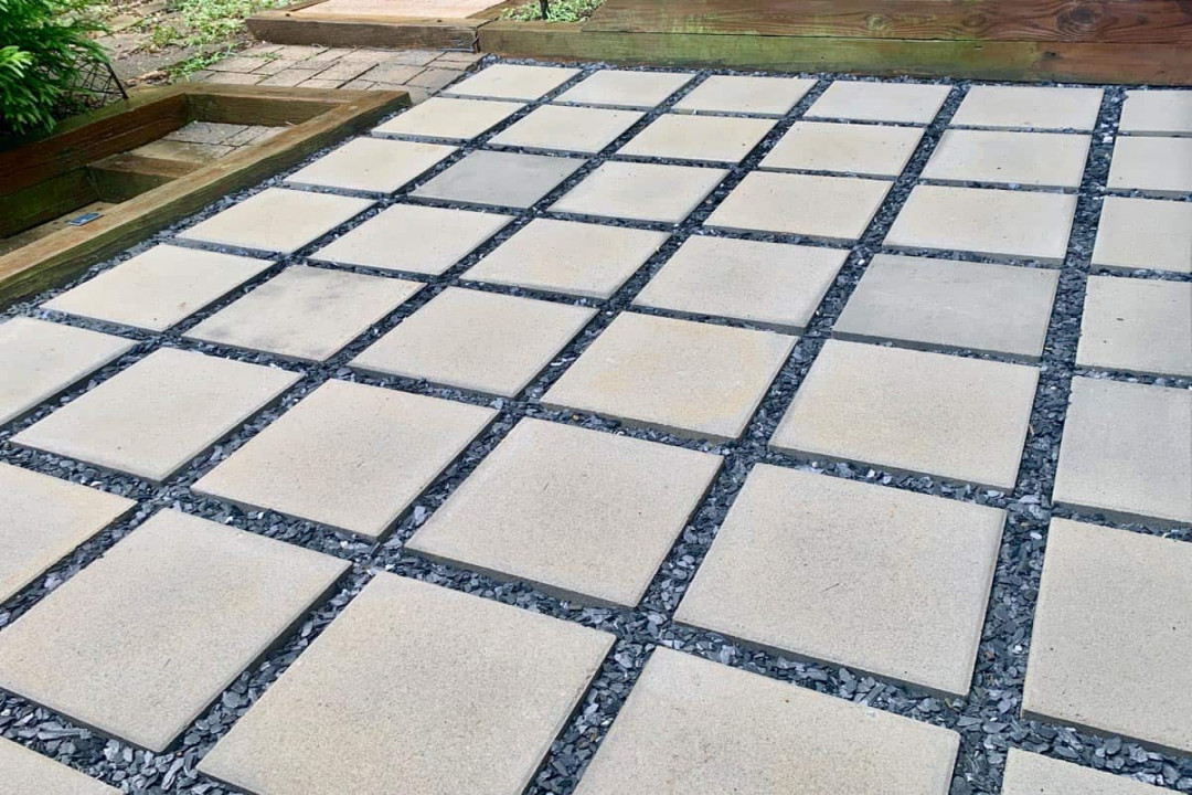 How to Plan and Build a Concrete Paver Patio - Artsy Pretty Plants