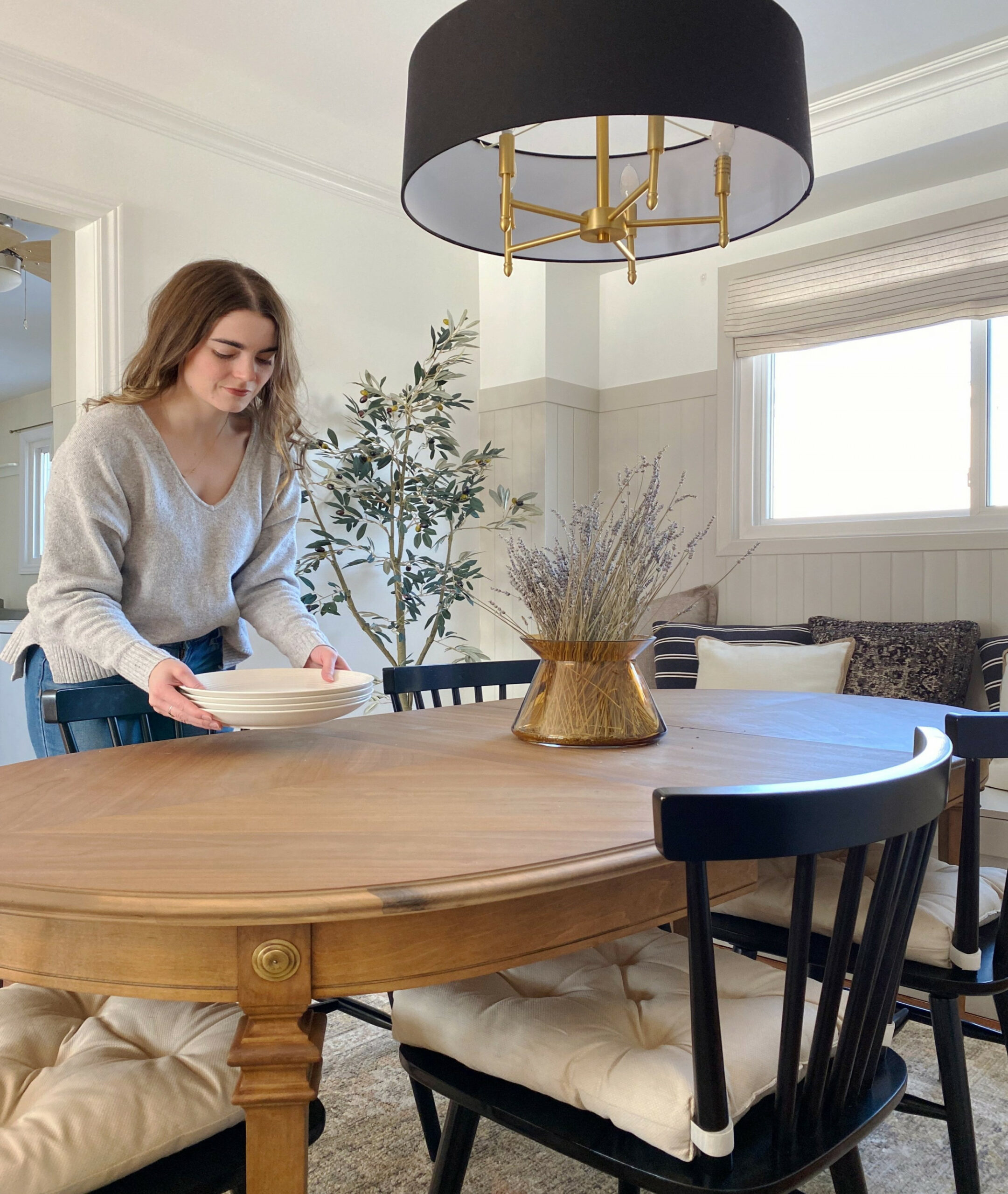 How To: Refinish a Wooden Dining Table — Little Reesor House