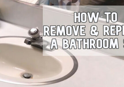 How to remove and replace a bathroom sink DIY video  #diy #sink