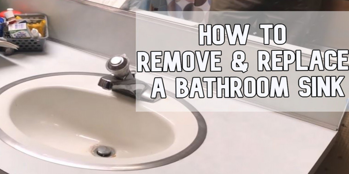 How to remove and replace a bathroom sink DIY video  #diy #sink
