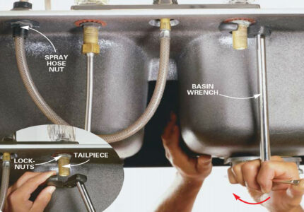 How to replace a kitchen faucet