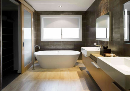 Ideas for Wood Floors in Bathrooms