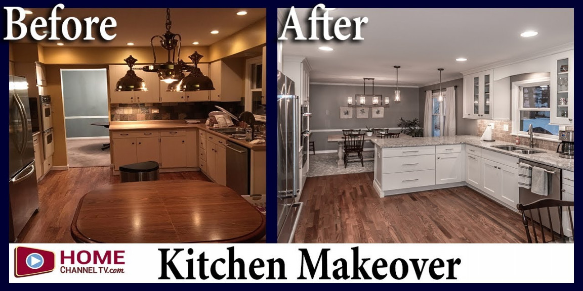 Kitchen Remodel - Before & After  White Kitchen Design