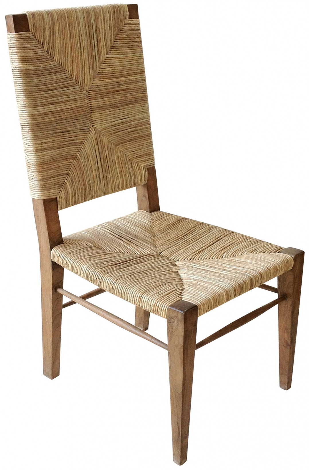Large Stewart Teak and Seagrass Dining Chair