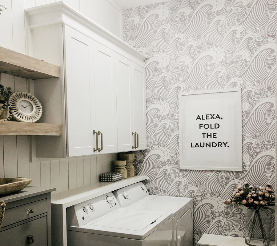 Laundry Room Makeover: Adding More Storage Space - The Home Depot