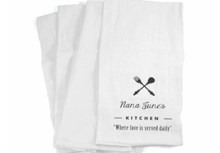 Loved is Served Daily - Personalized Kitchen Towels with a Name