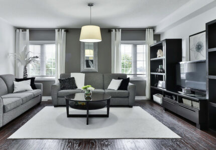 Modern Black and Gray Living Room Ideas  DeCasa Collections