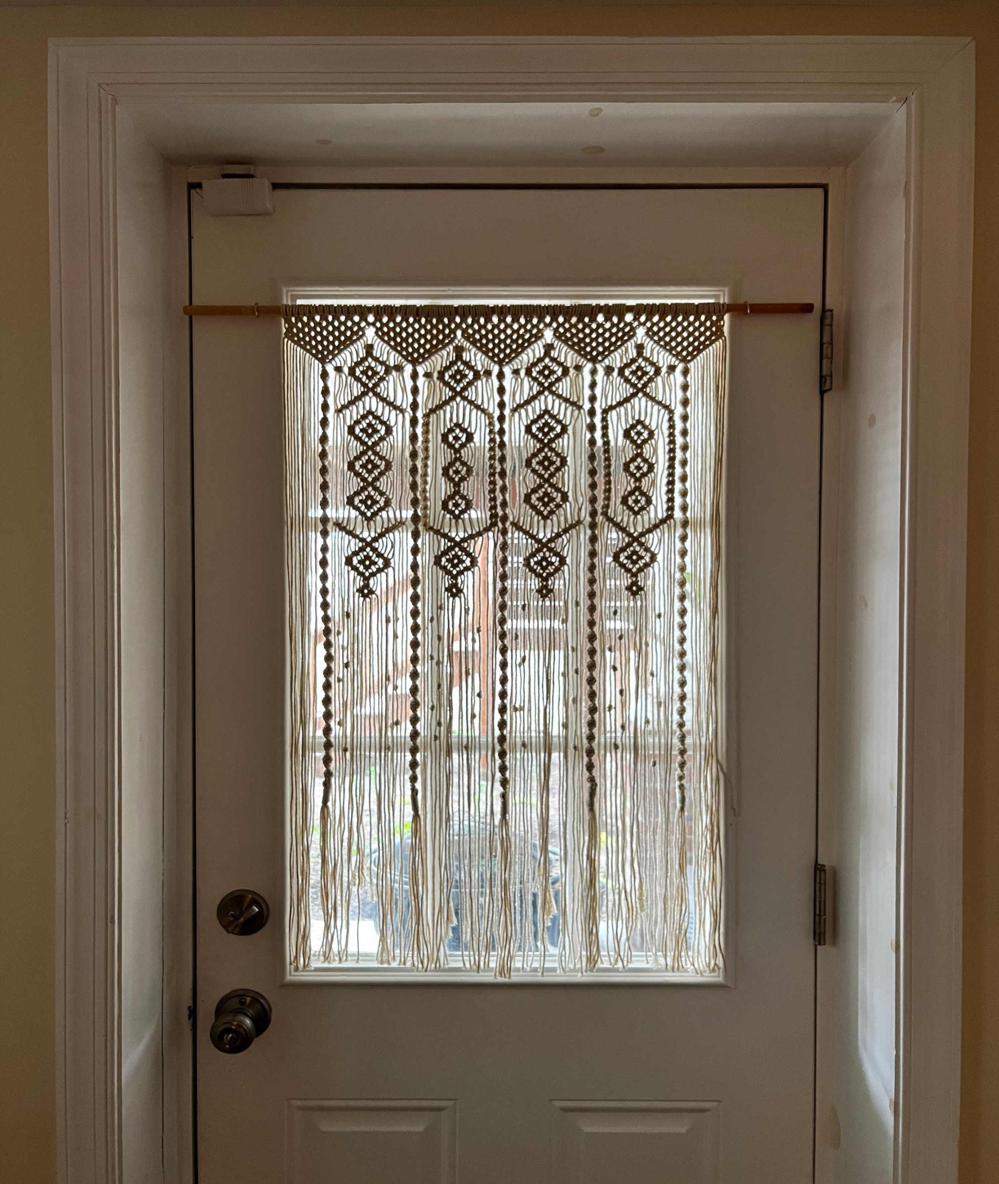 Modern Door Window curtain/kitchen curtain boho - Etsy