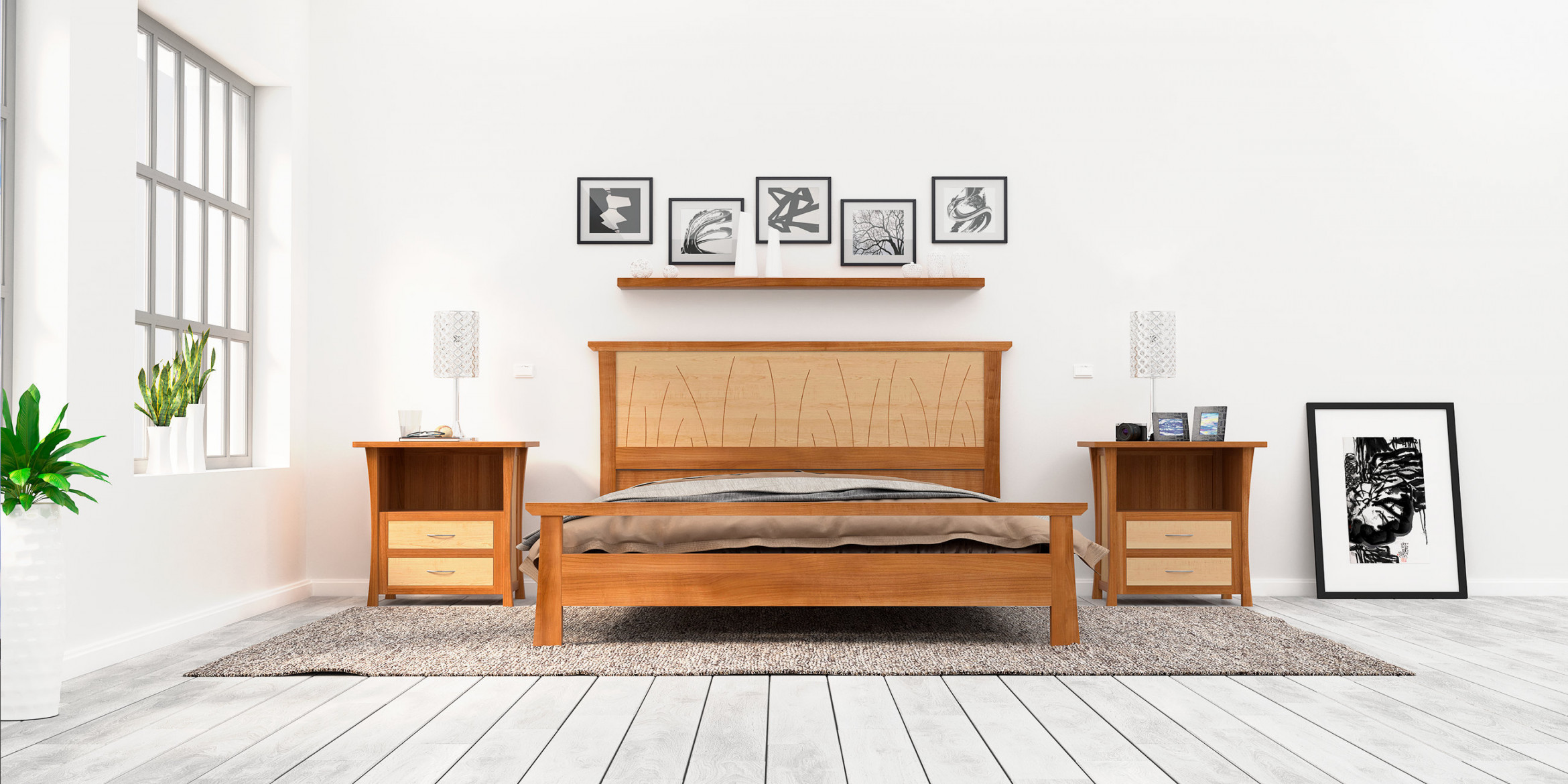 Scandinavian Bed Frame