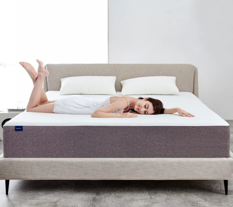 Molblly King Mattress,  Inch Memory Foam Mattress Bed in a Box,  Breathable Bed Comfortable Mattress for Cooler Sleep Supportive & Pressure  Relief,