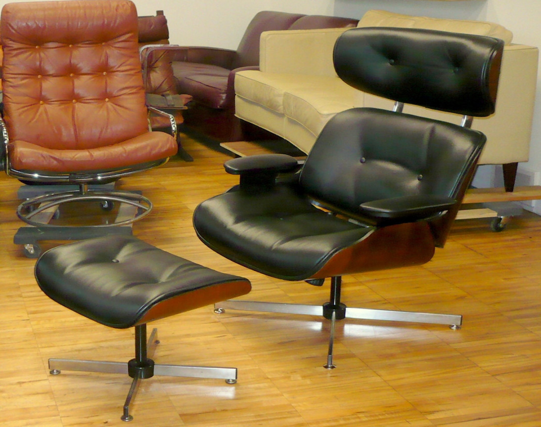 New Leather UPHOLSTERY Any Color for Vintage Plycraft Lounge - Etsy