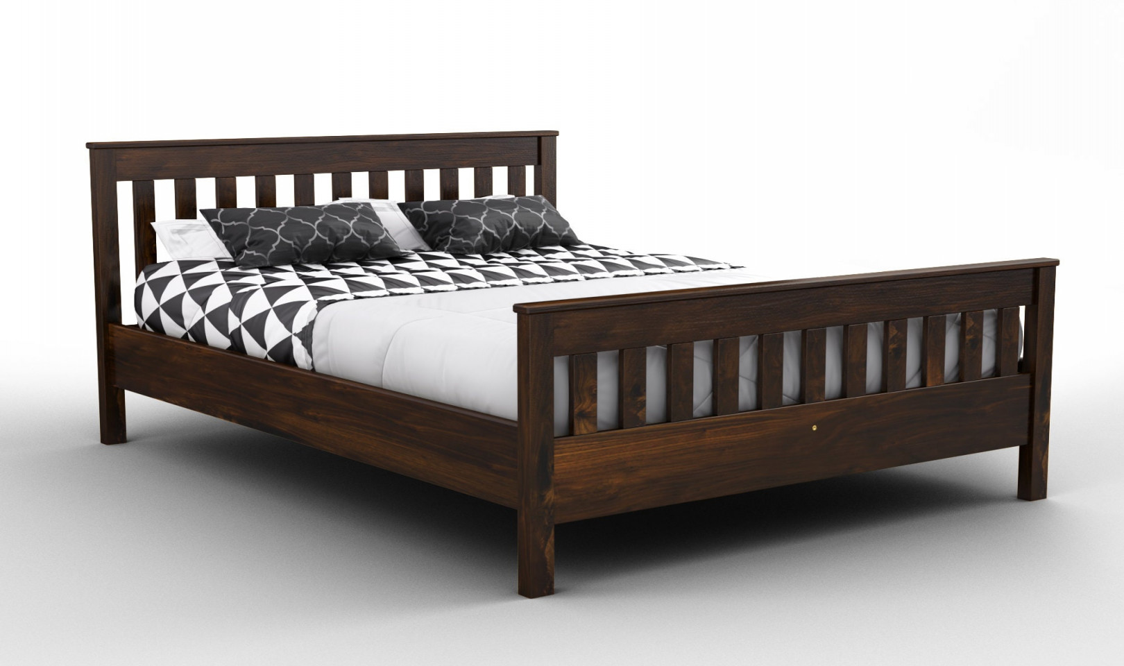 Nodax Wooden Solid Pine King Size Bed Frame Model - Etsy