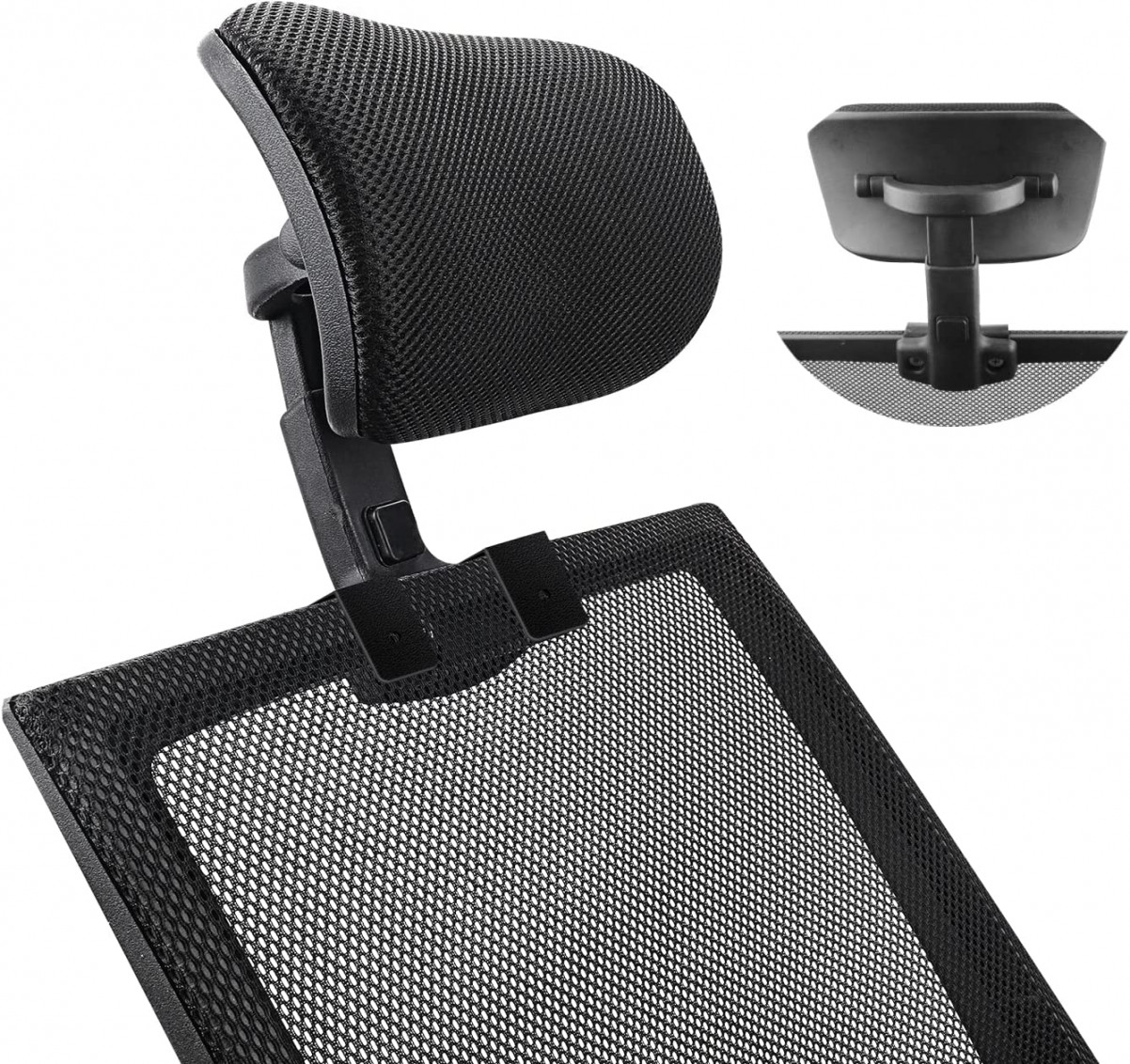 Office Chair Adjustable Headrest Universal Headrest Cushion for Any Desk  Chair, Elastic Sponge Pillow for Executive Chair, Height and Angle  Adjustable