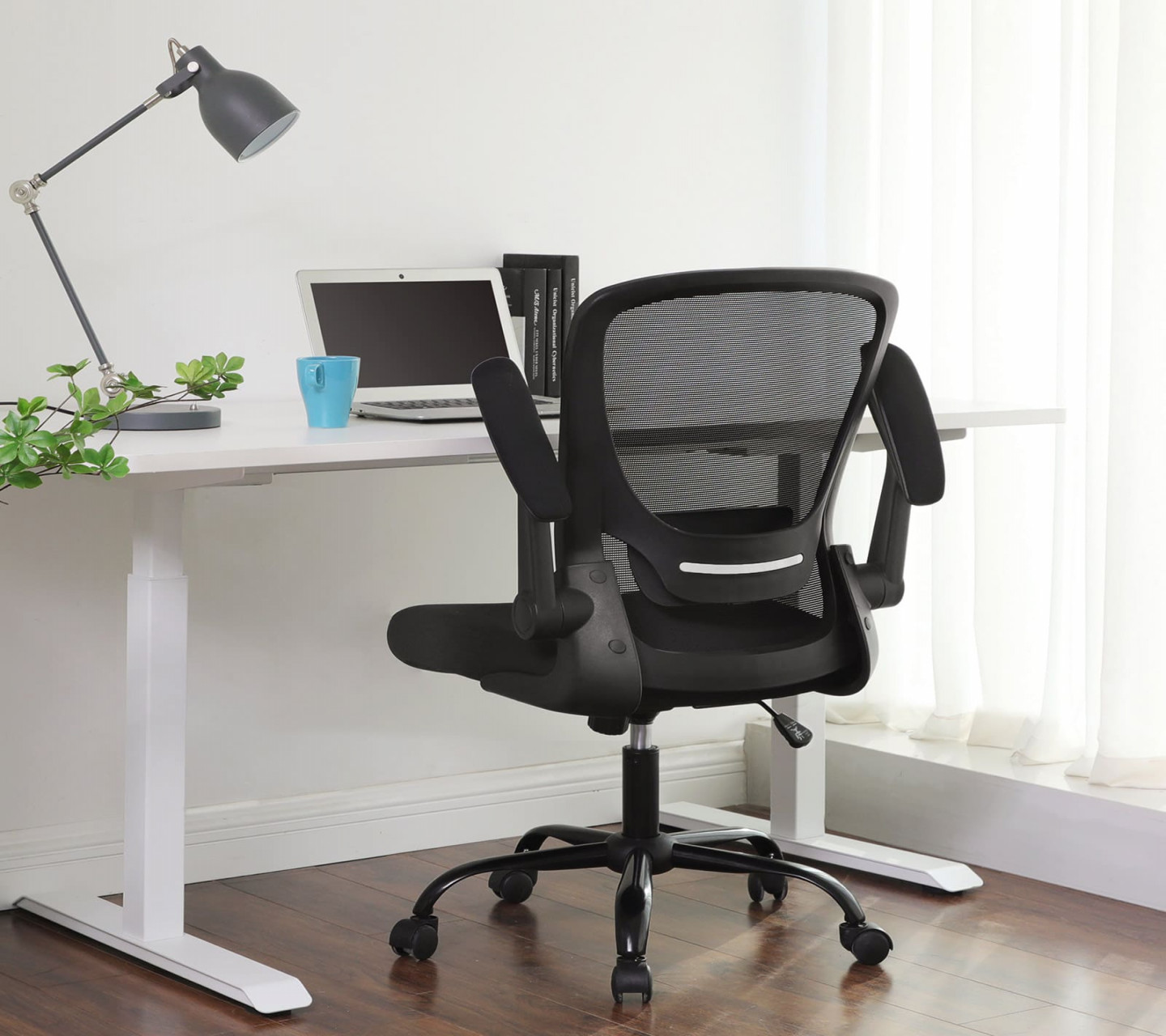 Office chair with folding armrests - SONGMICS - TatkraftShop